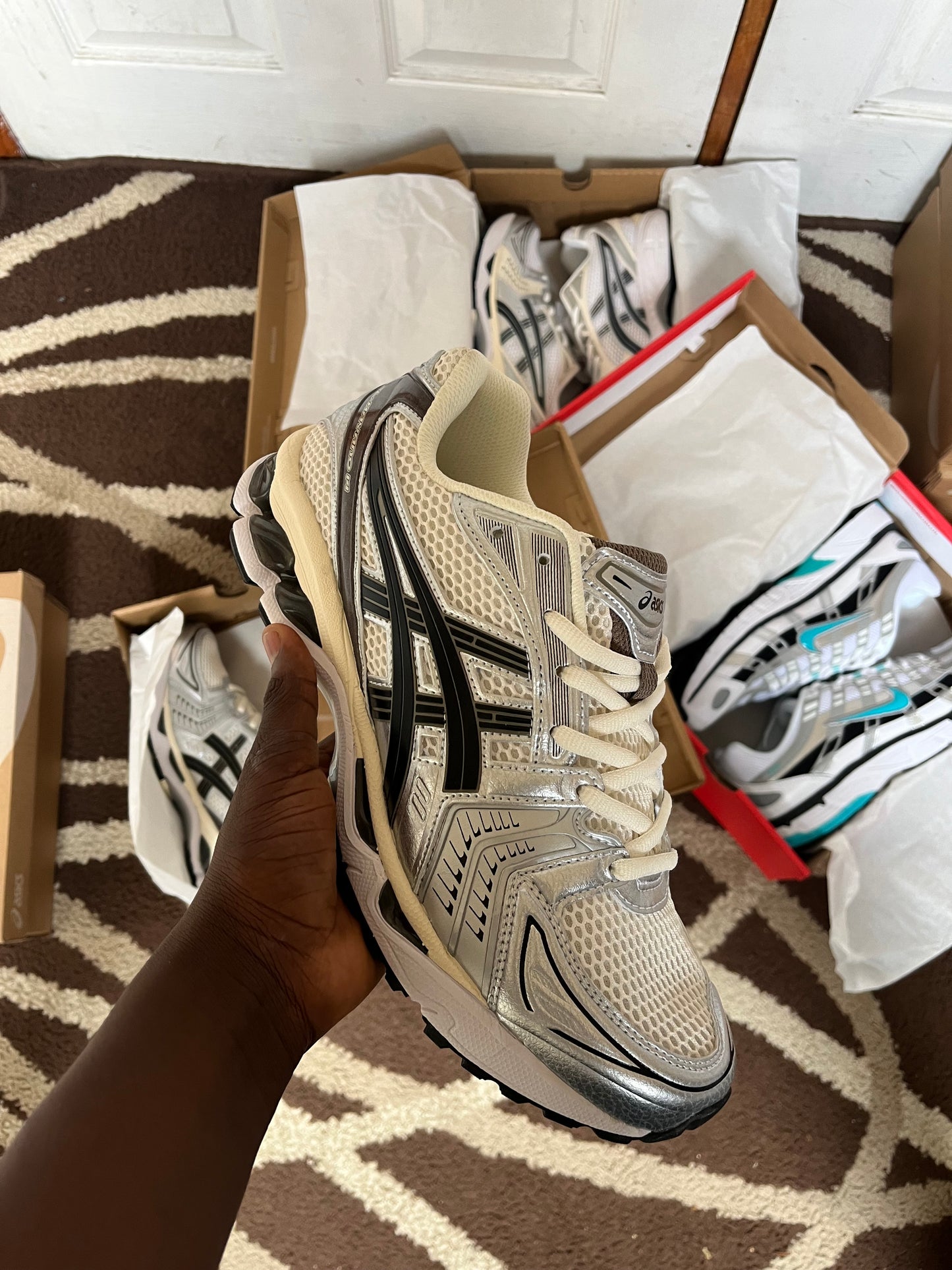 Gel-Kayano 14 Cream Black ASICS